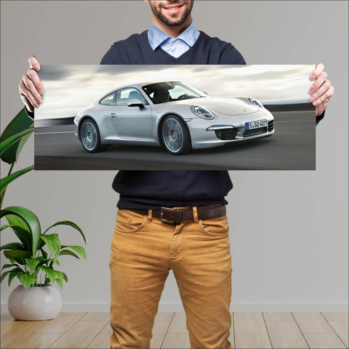 Cuadro 30x80cm Auto 2011 Porsche 911 Carrera S 4 690