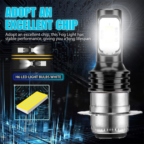 Para Suzuki Eiger 400 4x4 Automático 02-07 Moto H6 Led Focos