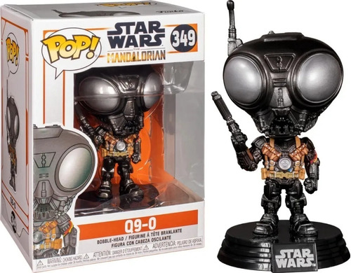 Funko Pop!! #349 Q9-0 Star Wars The Mandalorian Original!