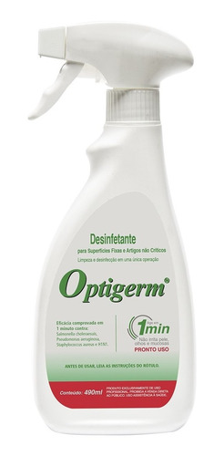 Desinfetante Uso Hospitalar - Optigerm 490 Ml