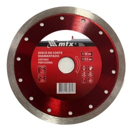 Disco De Corte Diamantado Continuo 180mm Mtx 2 Und