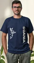 Comprar Camiseta T-shirt Remera Masculina Scania Vertical Laterales