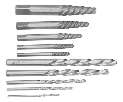 Juego De Brocas Extractoras De Tornillos Para Mano Izquierda