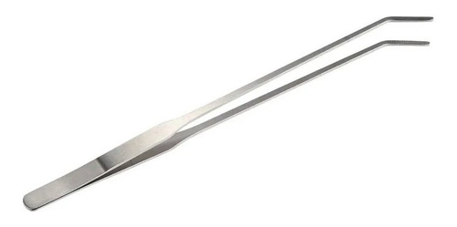 Oceantech Pinça Curva Em Inox 25cm Para Aquários Plantados