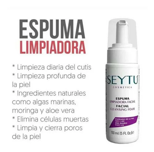 Espuma Limpiadora Facial Seytu