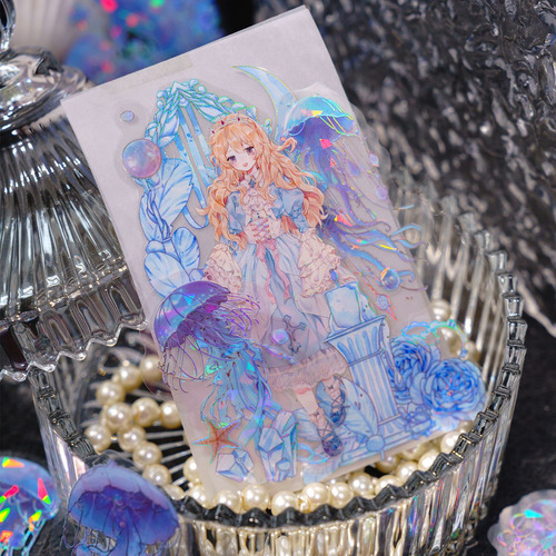 Moneda De Plata Medusa - Serie Marmo Jellyfish Dreamy
