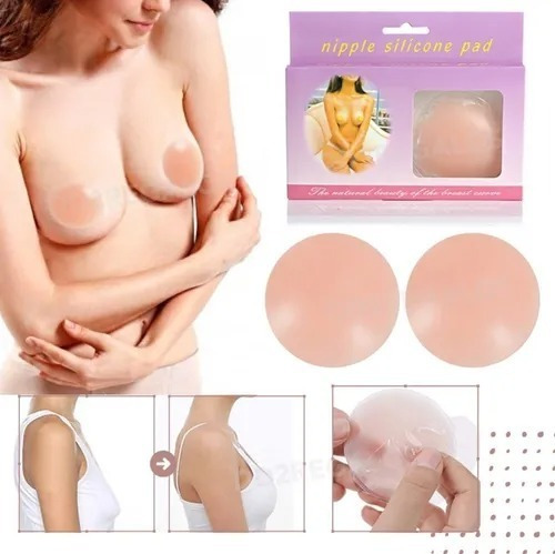 Pezoneras Push Up Tapa Pezon De Silicona Nipple Silicone Pad