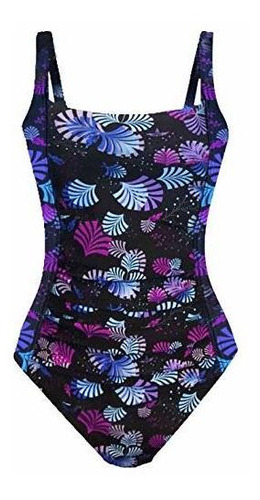 Imagen 5 de 5 de Upopby Trajes De Baño De Una Pieza Acolchados Vintage Push U
