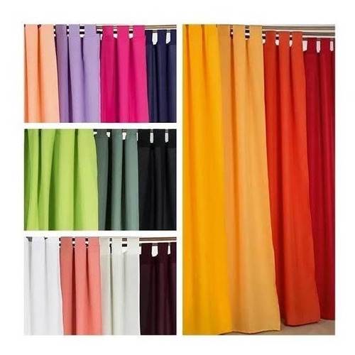 Imagen 1 de 7 de Cortinas A Elegir Diseño Dobladillo O Trabilla