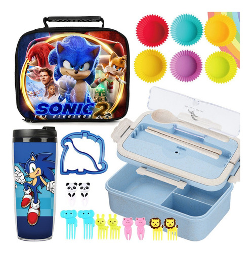 Fiambrera Para Niños Bento Box Sonic The Hedgehog