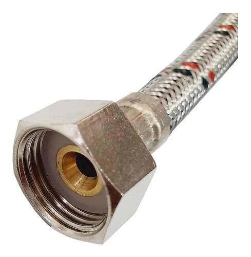 Imagen 2 de 3 de Pack 2 Flexible Agua He-hi M10 X 1/2 50 Cm