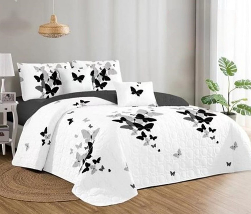 Quilt De Verano King /super King. Blanco B2044 