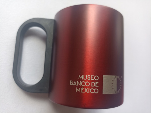 Taza Metalica Taza Térmica Mug Acero Inoxidable Color Rojo