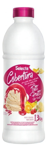 Cobertura Tutti Frutti P/ Sorvetes Tortas Selecta 1,3 Kg