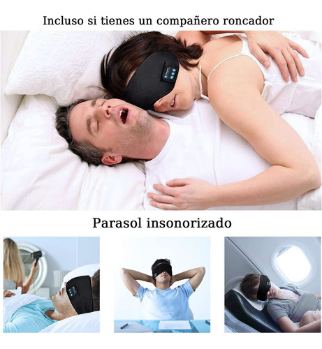 Auriculares Bluetooth Para Dormir, Auriculares Con Máscara