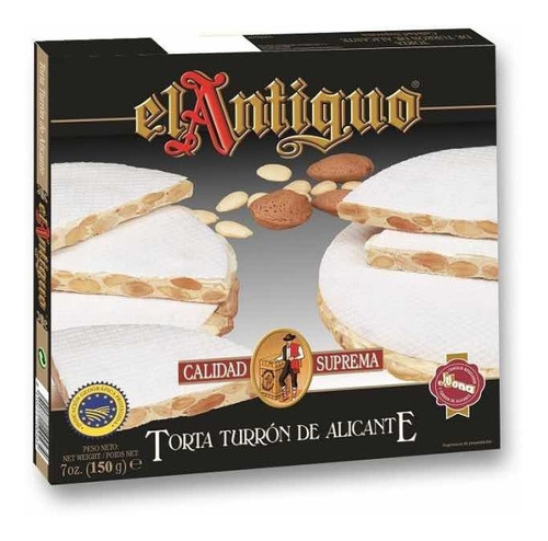 Torta Turron Español El Antiguo De Alicante X 150 Gr