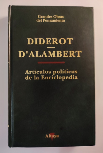 Artículos Políticos De La Enciclopedia. Diderot - D' Alamber