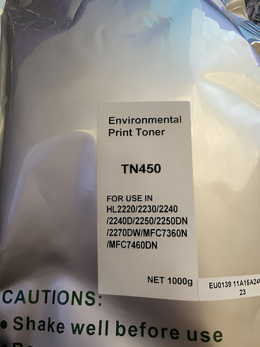 Kilo De Polvo Toner Para Brother Tn850 Mfc6900 Tn750 Mfc8950