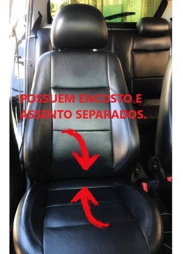 Capa Banco Carro 100% Couro Saveiro Cabine Dupla