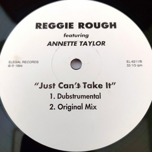 Reggie Rough Feat Annette Taylor - Just Can't Ta  Imp Usa Lp