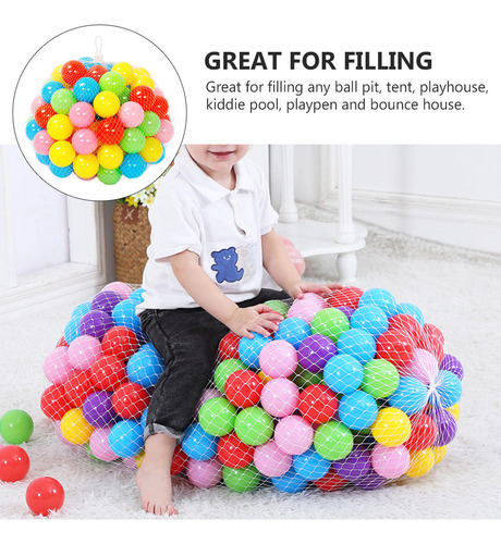 50 Bolas De Plástico Para Niños Con Forma De Bola Oceánica,