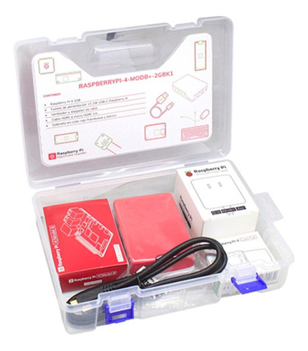Raspberry Pi 4 2gb Case Ventilador Hdmi Pi 4 B Kit