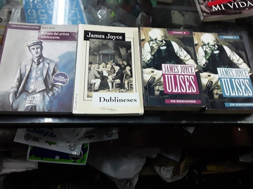 James Joyce Lote X4 Libros Ulises Dublineses Retrato Artista