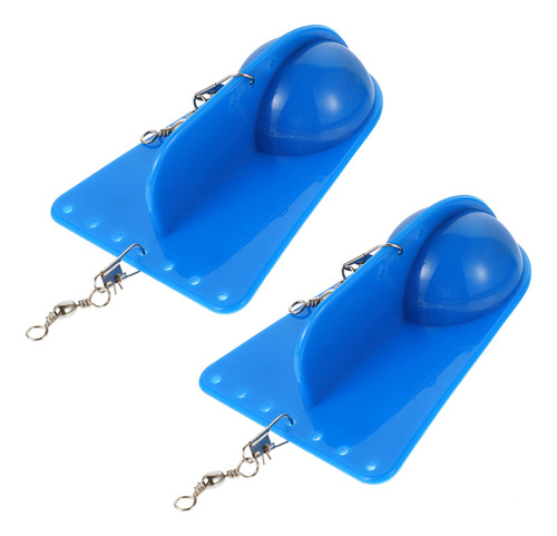 2 Pieza Pesca Currican Trampolin Plastico Cebo Artificial