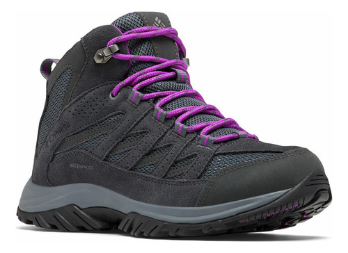 Bota Columbia Mujer Crestwood Mid Waterproof Gris