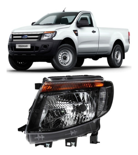 Optica Ford Ranger 2012 2013 2014 2015 Fondo Negro