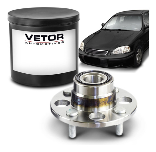 Imagem 1 de 4 de Cubo Roda Traseira Honda Civic 96 97 98 99 00 42200sm1008