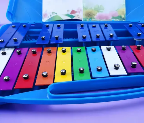 Xilofone Musical Pedagógico 25 Notas Tons Glockenspiel Lira