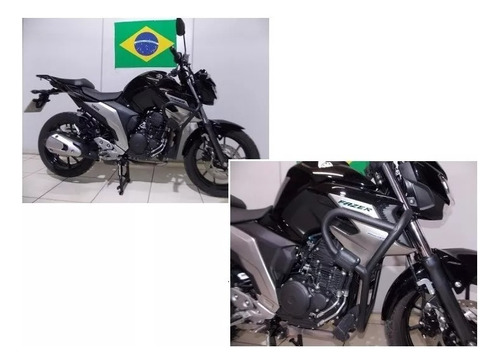 Kit Chapam Protetor Suportes Cavalete Baú E21 Fazer 250 Fz25