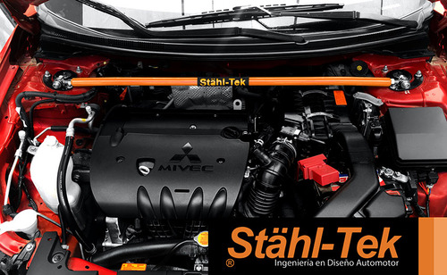 Stahl-tek Barra Puntal Frontal (strut Bar) Lancer 07 A 17