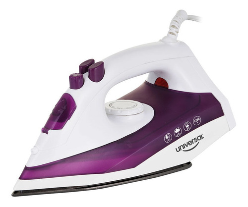 Plancha A Vapor Power Color Morado-Blanco