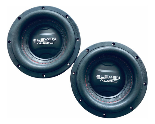 Set 2 Subwoofer 8 Doble Bobina Imán 35 Oz Eleven Audio Al