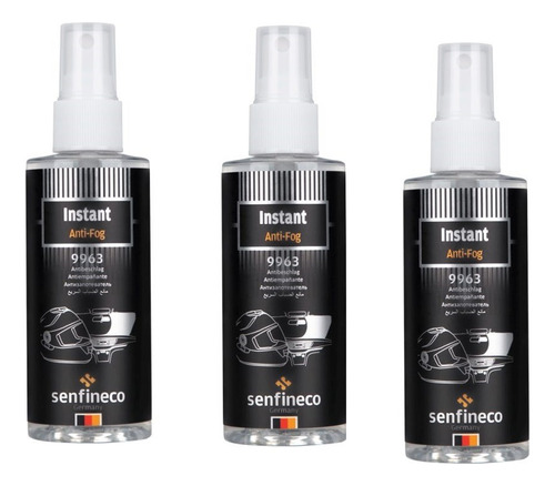 Anti Empañante Parabrisas 100 Ml Sen9963 Pack 3 Unidades