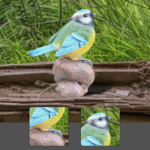 Decoración De Figuras De Pájaros Mini Macetas De Flor En
