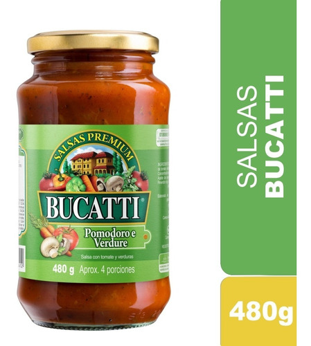 Salsa Pomodoro/verdure  Bucatti - g a $30