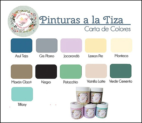 Imagen 9 de 9 de Pintura A La Tiza Laura Craft X 3 Colores