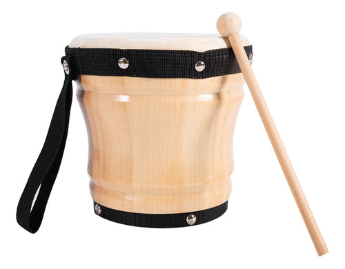 Tambor Bongo De Madera Hecho A Mano 5.89x5.89in Bongo Para