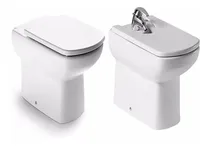Comprar Inodoro Corto + Bidet 1\u002F3 Agujeros Roca Dama Senso Broncesur
