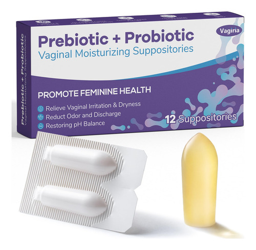 Supositorios Probioticos Vaginales, Prebioticos Infundidos C