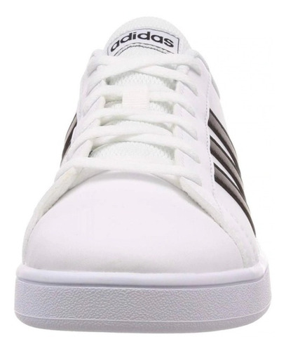 Imagen 5 de 6 de Tenis adidas Grand Court Ef0103 Blanco Franjas Original