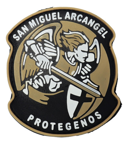 Parche De Pvc Militar Tactico San Miguel Arcangel Protector