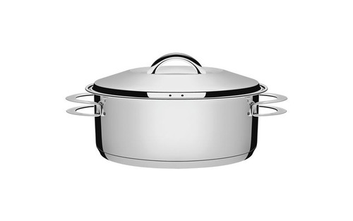 Panela Caçarola Rasa Tramontina Solar 20cm 2,9 Lts Aço Inox