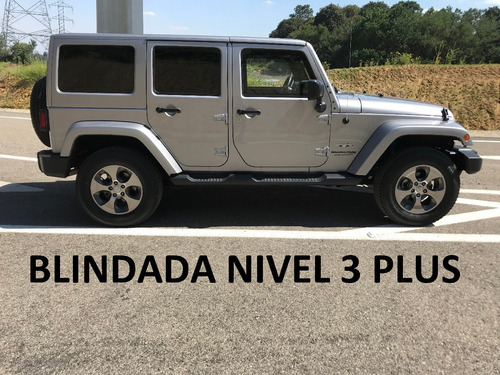 Imagen 7 de 15 de Jeep Sahara 4 Puertas 4x4 Blindada Nivel 3 Plus 2018 (impeca
