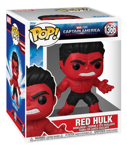 Funko Pop Captain America Brave New World Red Hulk 1366