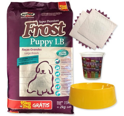 Comida Frost Puppy Lb 15k + 2k + Regalos Y Envío Sin Costo*