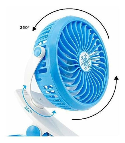 Ventilador Mesa Vehiculo Cito Bateria Recargable Usb